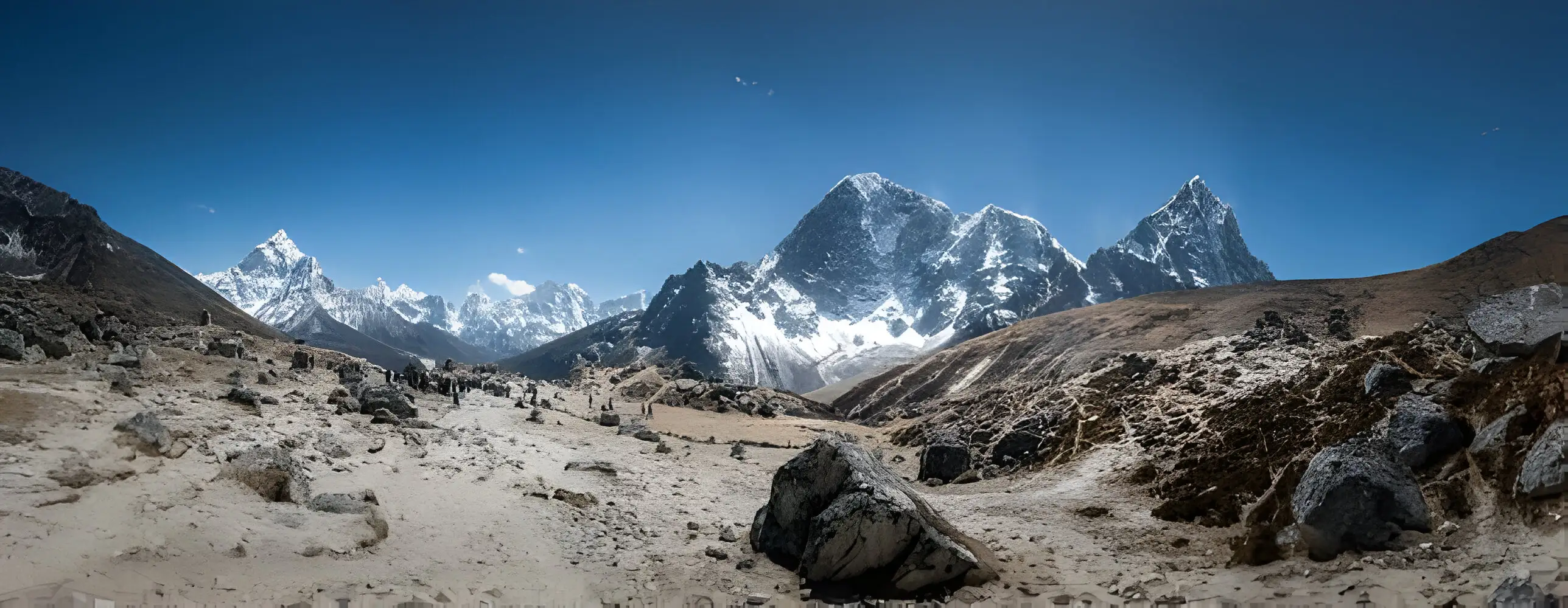 Mount Everest Panorama View